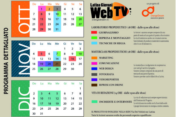 Programma definitivo Latina Giovani Web TV-01